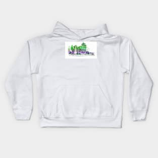 city, district, street Kids Hoodie